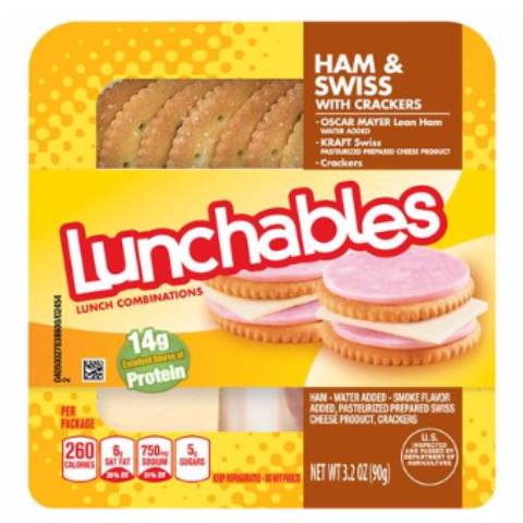 Ham & Swiss Lunchables 3.2oz