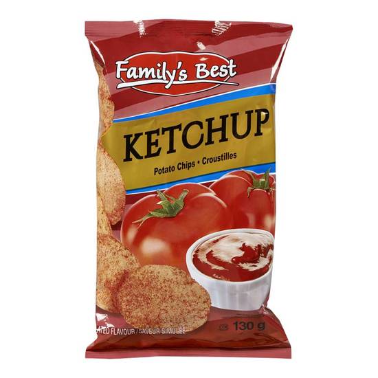 Family Best Chips Ketchup 130g