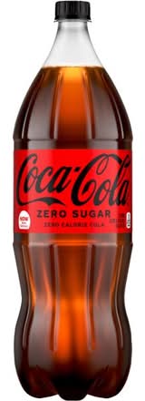 Coke Zero 2L Bottle