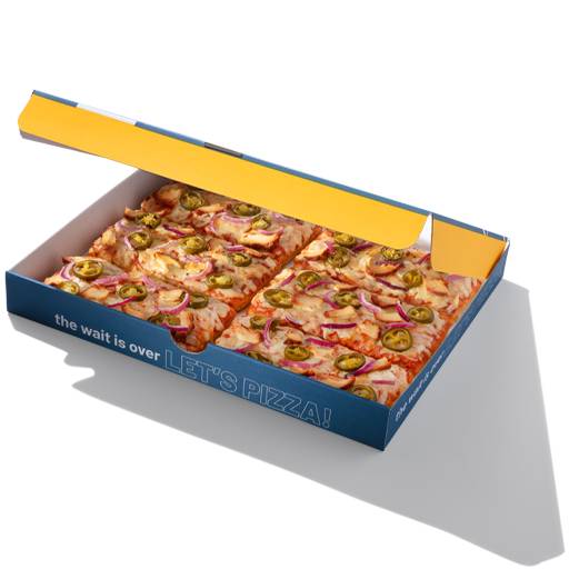 6 Slice Spicy Mexican Chicken Pizza Box