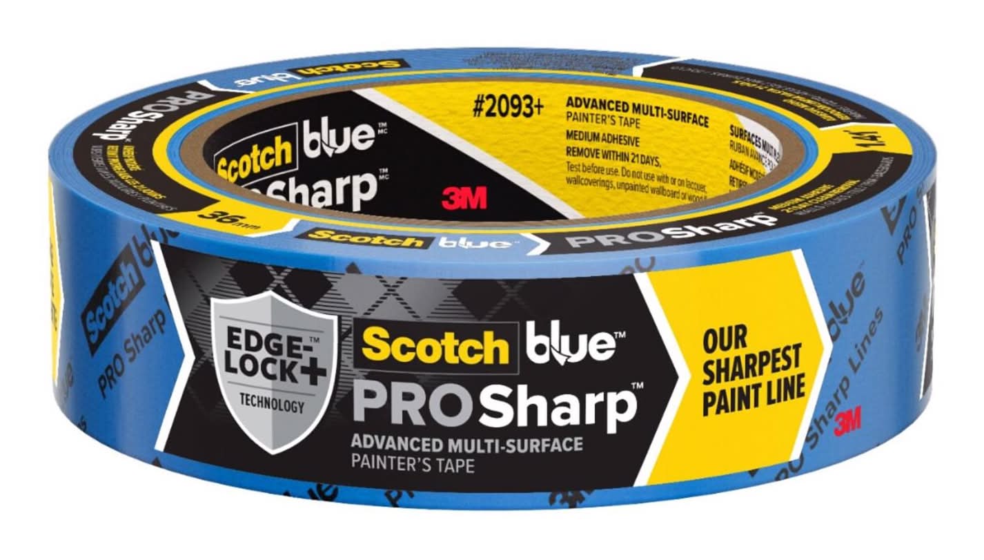 Scotchblue Prosharp 1.41 In. W X 60 Yd L Blue Medium Strength Painter'S Tape 1 Pk