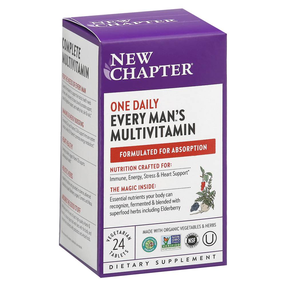 New Chapter One Daily Every Man's Multivitamin Supplement