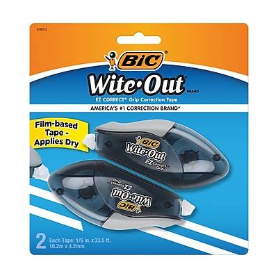 Bic Wite-Out Ez Grip Correction Tape (10.2m x 4.2mm/white)