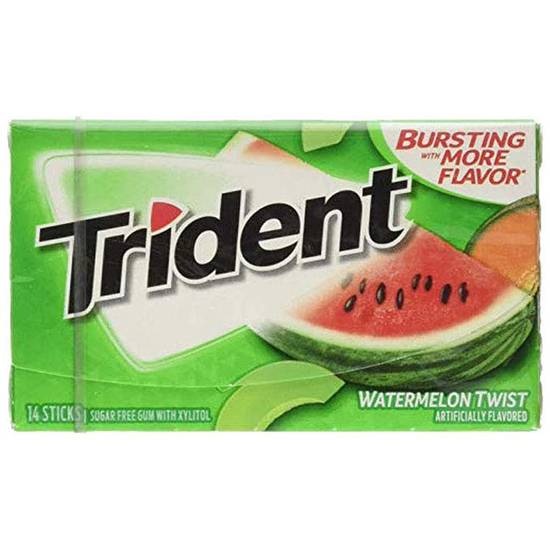Trident watermelon twist bubblegum- 14 sticks