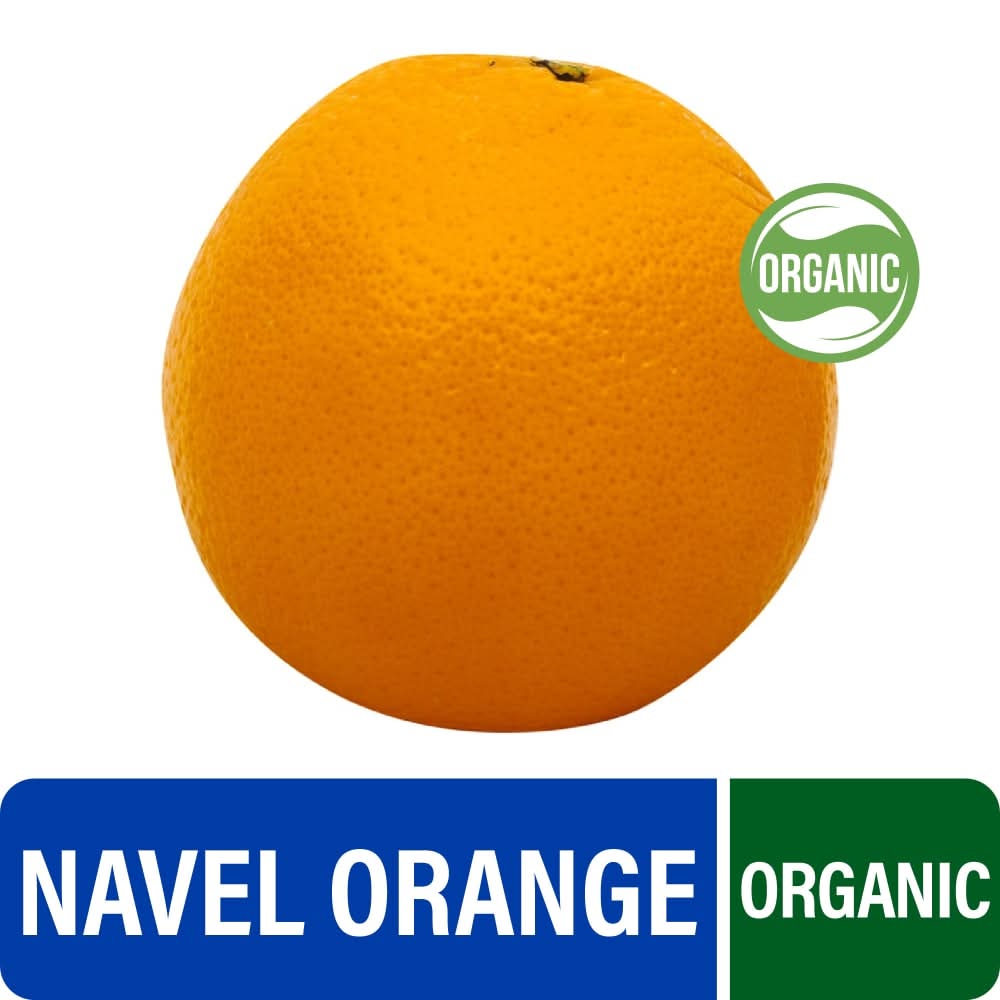Fresh Medium Organic Navel Oranges - Each