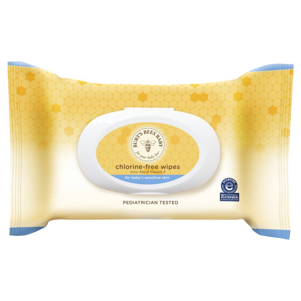 Burt's Bees Fragrance Free Baby Wipes With Aloe & Vitamin E (72 ct)