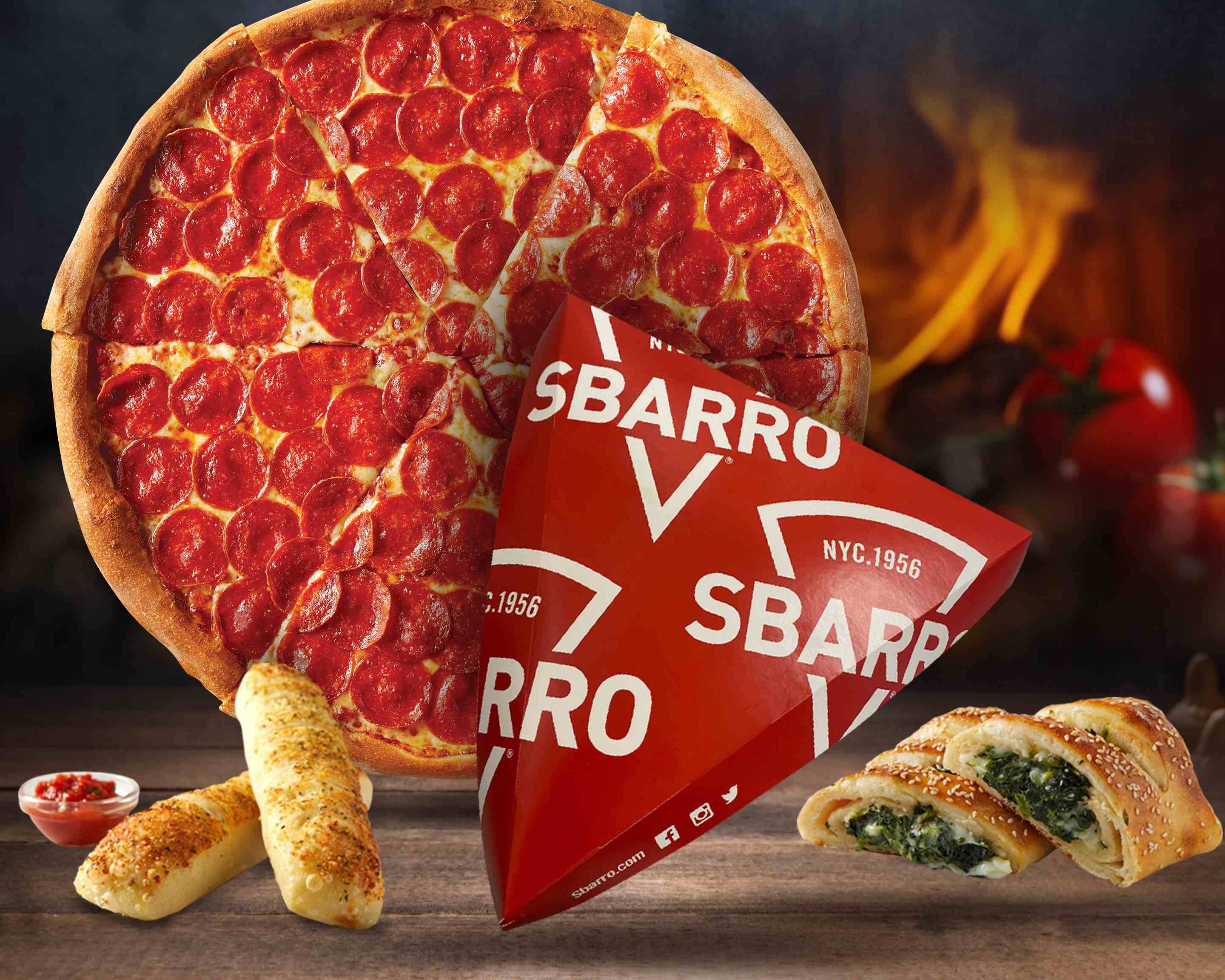 Sbarro menu deals