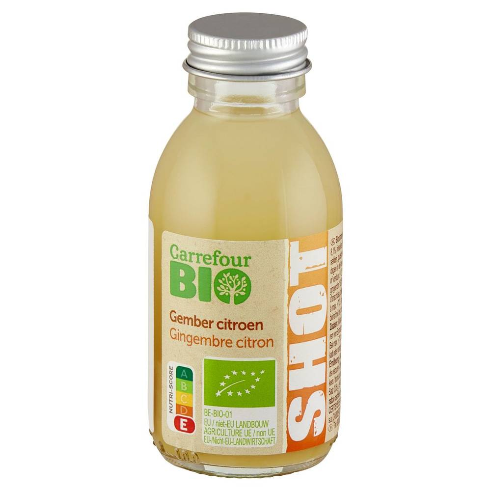 Carrefour Bio Gingembre Citron Shot 100 ml