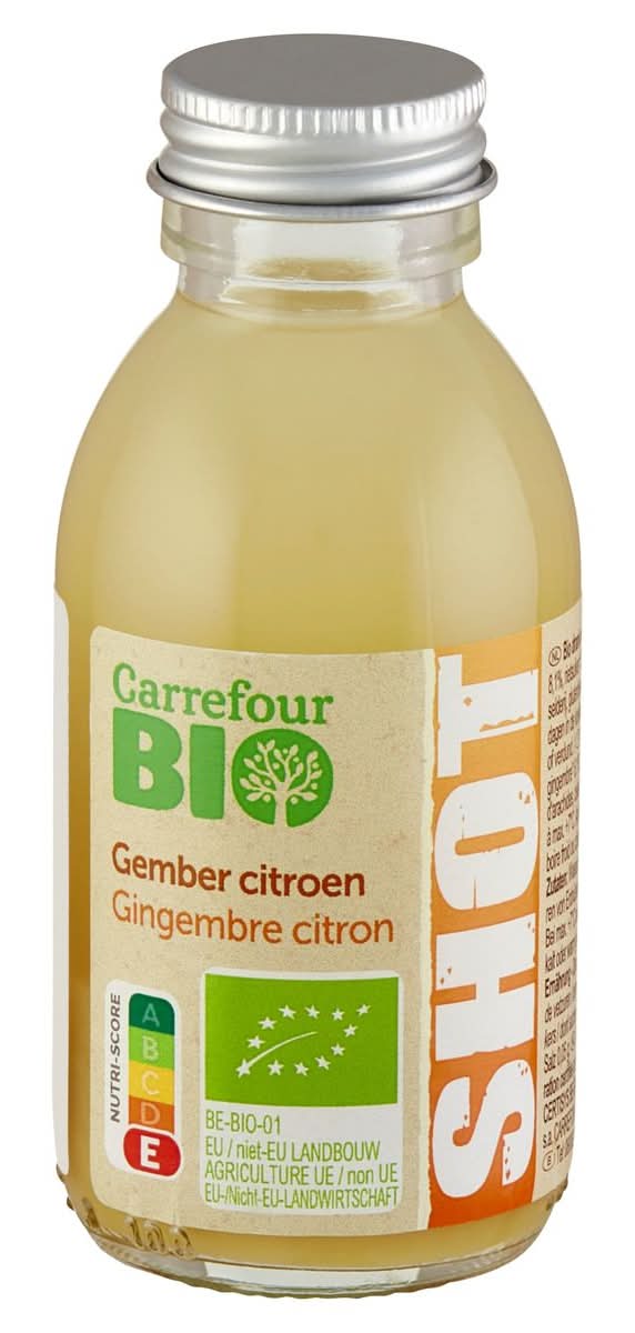 Carrefour Bio Gingembre Citron Shot 100 ml