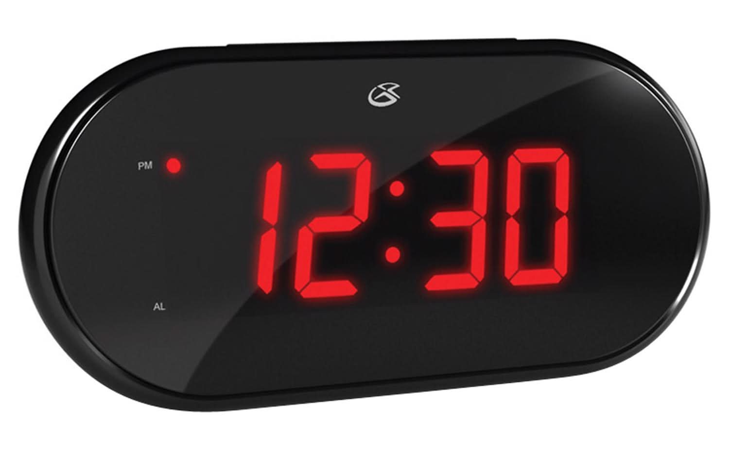 Gpx 3 In. Black Am/Fm Clock Radio Digital Plug-In