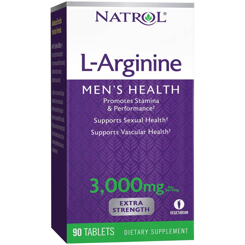 Natrol L- Arginine 3000 mg Men's Health Tablets