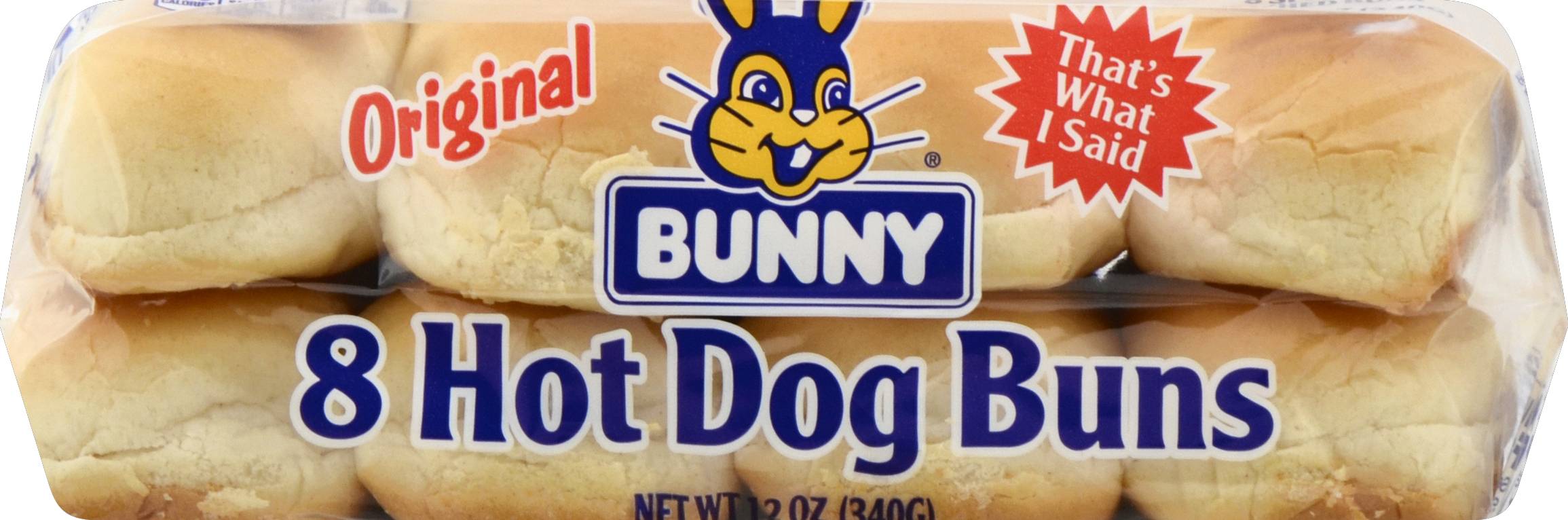 Bunny Hot Dog Buns