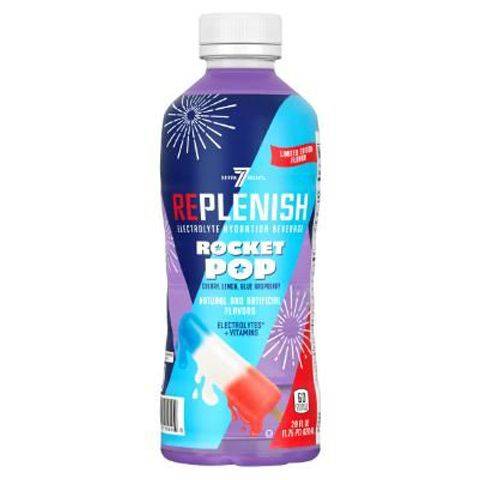 7-Select Replenish Electrolytes Drink, Rocket Pop (28 fl oz)