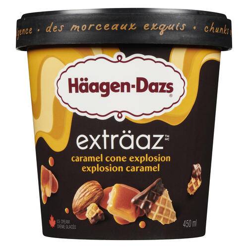 Häagen-dazs exträaz crème glacée d'explosion (caramel)