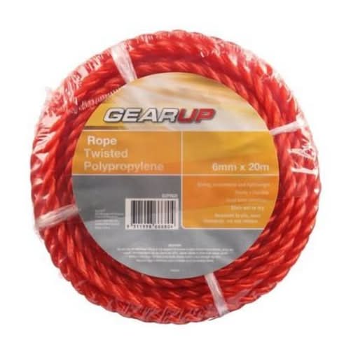 Rope Multi Purpose Poly 6Mmx20M