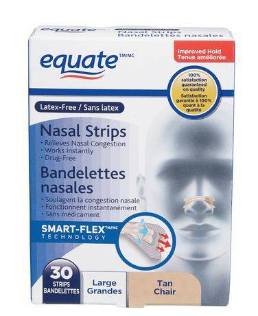 Equate Nasal Strips (30 units)