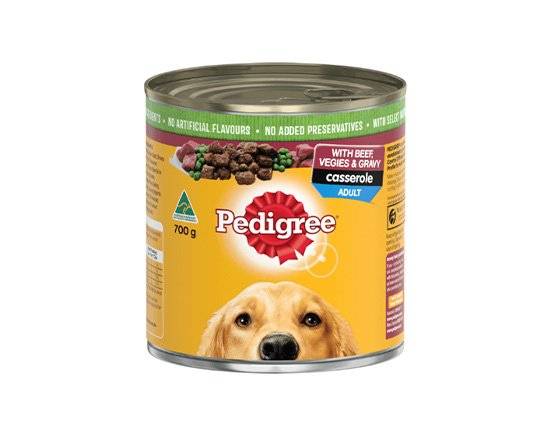 Pedigree Beef Casserole Wet Dog Food Can 700g