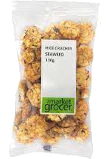 The Market Grocer Seaweed Rice Crackers (110g)