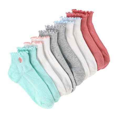 Juniors Cutie Quarters Socks 5-Pairs Seashells
