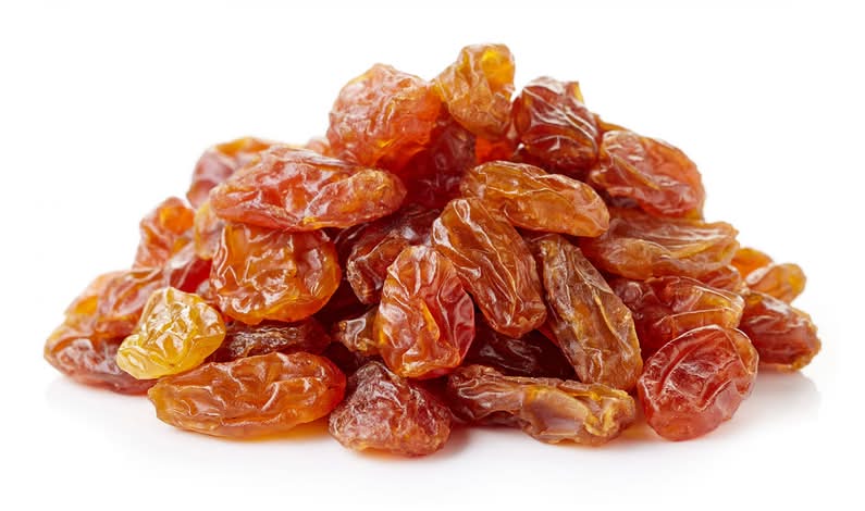 Raisins sultanines - les 100g