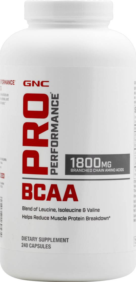 Gnc Pro Performance Bcaa Supplement (240 ct)
