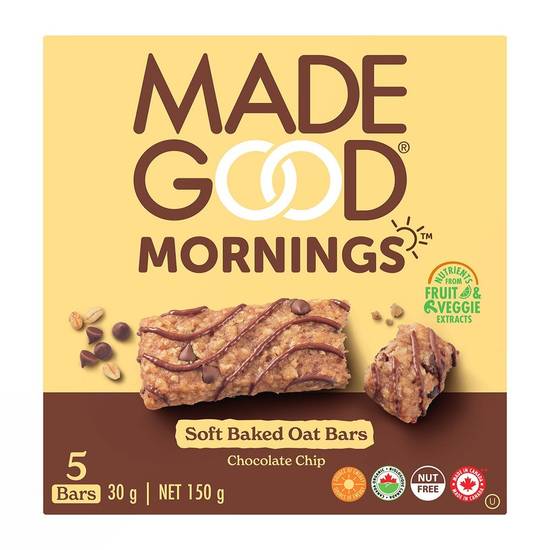 Made Good Soft Baked Oat Bars Chocolate Chip (150 g)