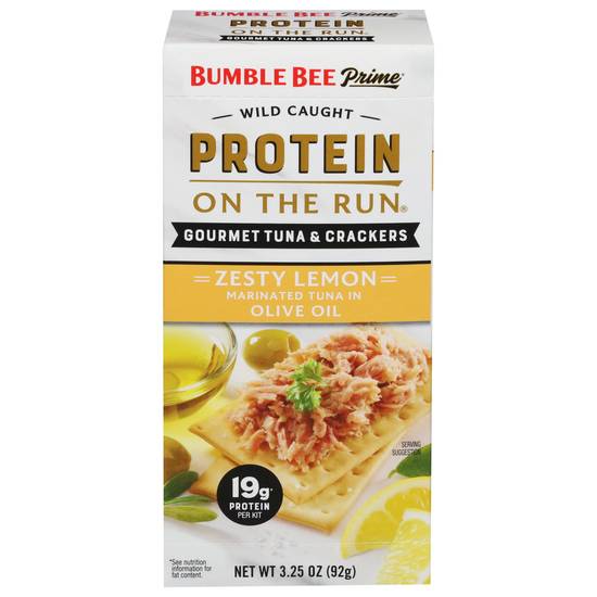 Bumble Bee Olive Oil & Zesty Lemon Tuna Snack Kit (3.5 oz)