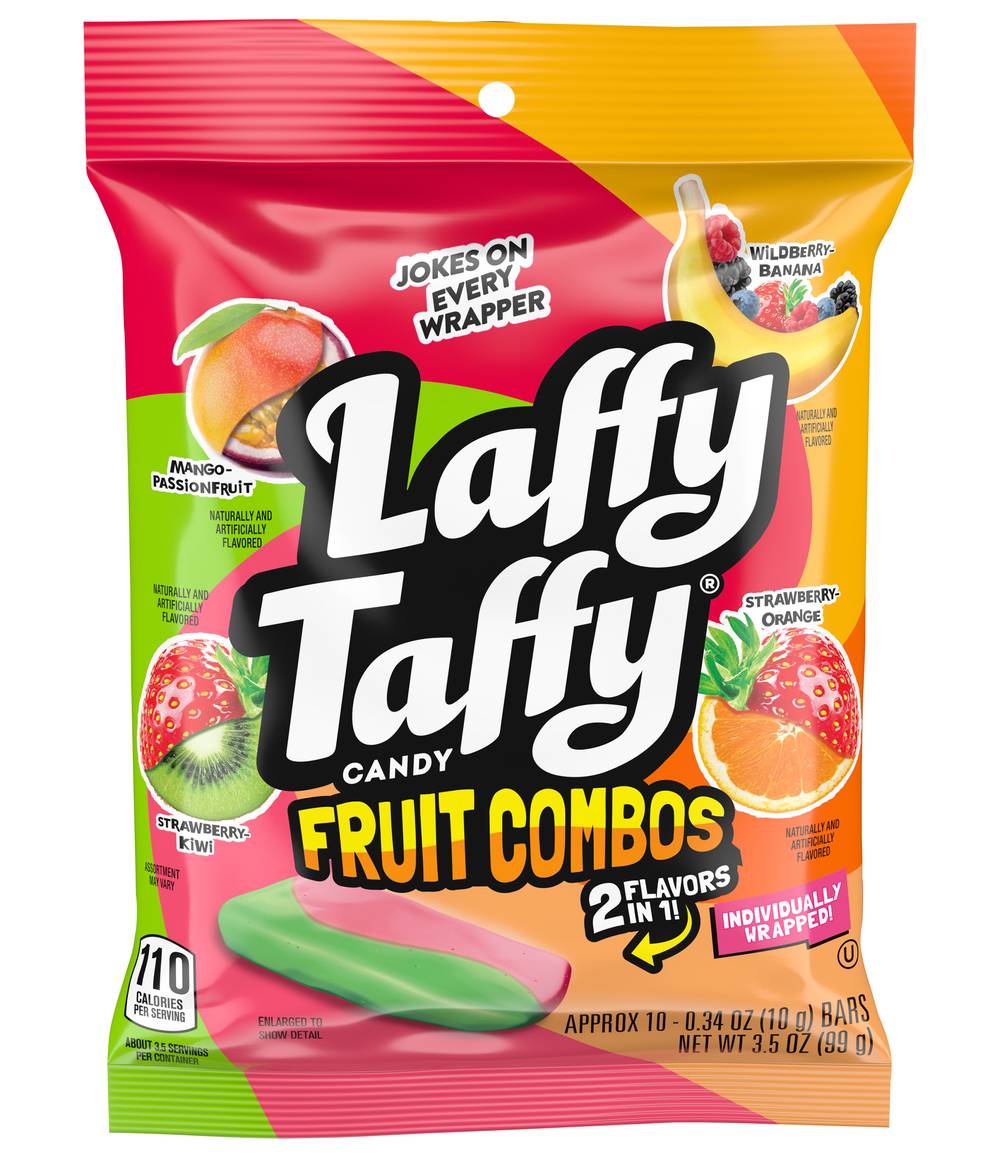 Laffy Taffy Assorted Bags Fruit Combos Candy (3.7 oz)
