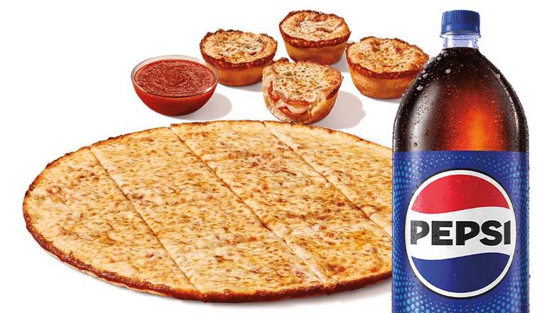 Thin Crust Meal Deal Cheese