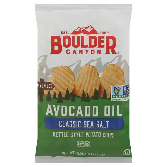Boulder Canyon Classic Sea Salt Kettle Style Potato Chips
