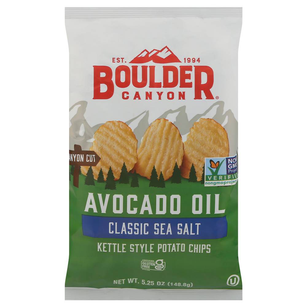 Boulder Canyon Classic Sea Salt Kettle Style Potato Chips (5.3 oz)