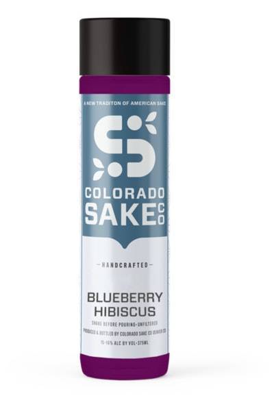 Colorado Sake Blueberry Hibiscus (375ml bottle)