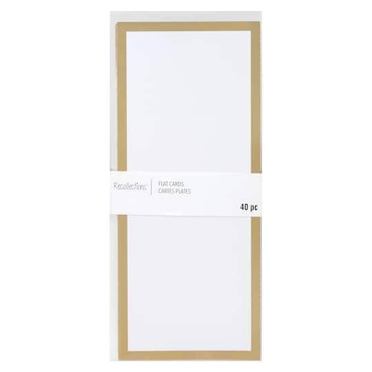 Flat Cards By Recollections, 3.87" X 9.25"