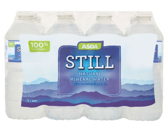 ASDA Still Natural Mineral Water (12 x 500ml)