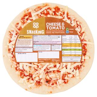 Co-op Snack Cheese & Tomato Pizza 101g