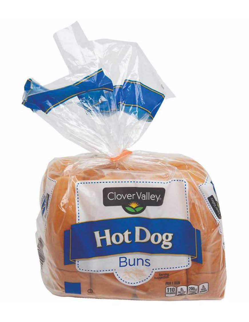 Clover Valley Hot Dog Buns (8 ct)