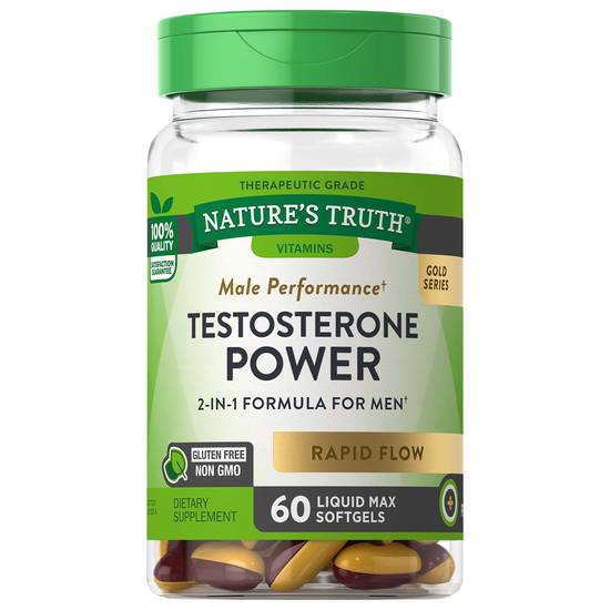 Nature's Truth Gold Series Rapid Flow Testosterone Power