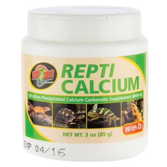 Zoo Med Repti Calcium Reptile Supplement (Size: 3 Fl Oz)