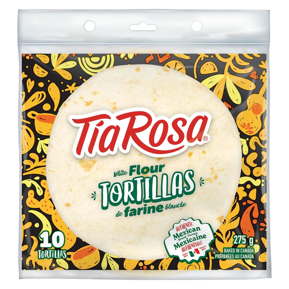 Tía Rosa White Flour Tortillas (27.5 g, 10 ct)