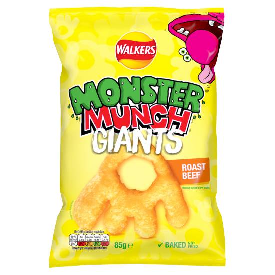 Walkers Monster Munch Giants Roast Beef Snacks