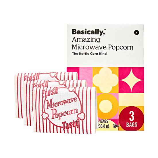 Basically, Amazing 3ct Microwave Kettle Popcorn