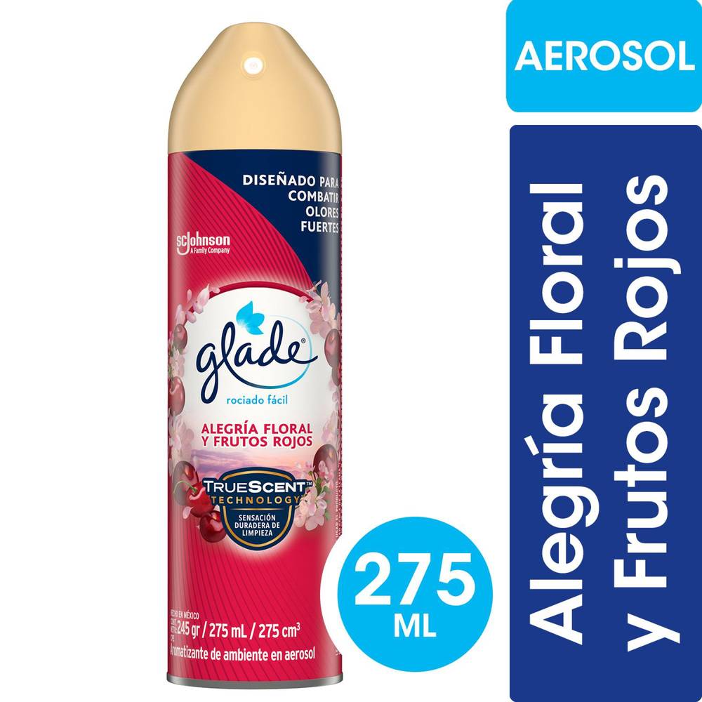 Glade aromatizante alegría floral y frutos rojos (250 g)