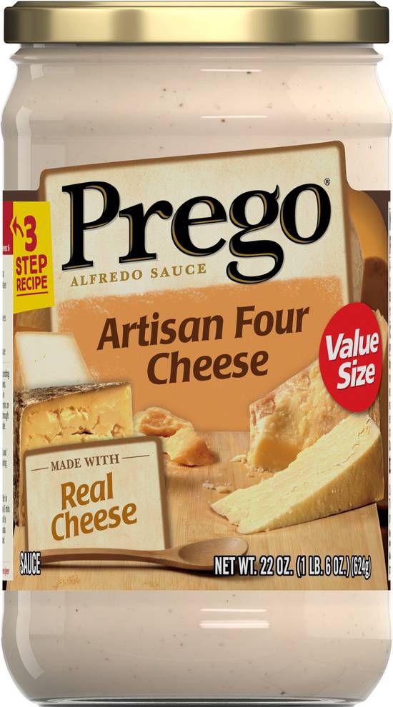 Prego Alfredo Sauce Artisan Four Cheese