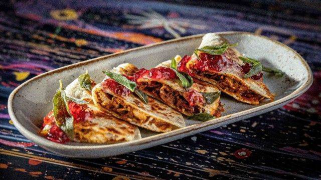 Pulled Turkey Quesadilla