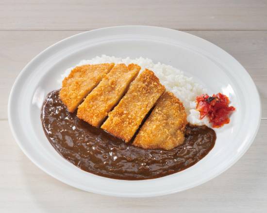 �ガストうすカツブラックカレー Gusto’s Black Curry with Thin Pork Cutlet