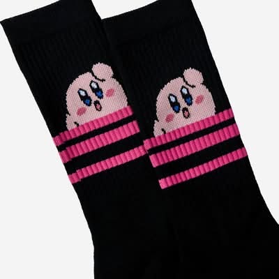 Men's Kirby Athletic Crew Socks - Black 6-12