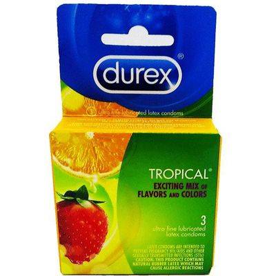 DUREX Preservativo Tropical x3  91070