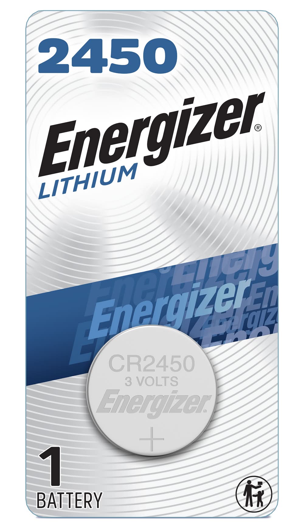 Energizer 3 Volts 2450 Lithium Battery (1.6 oz)