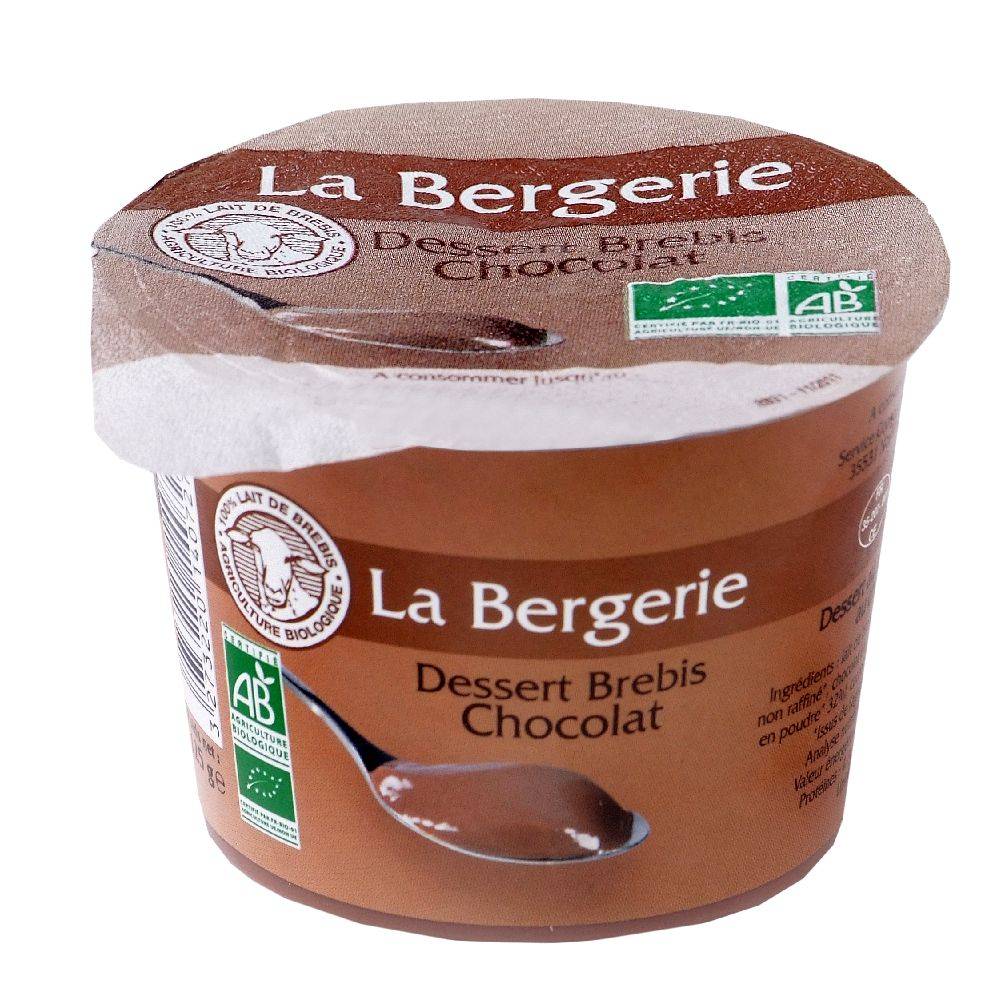 La Bergerie - Dessert brebis bio, chocolat (125g)