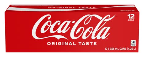 Coca-Cola Classic Soda (12 x 355 ml)